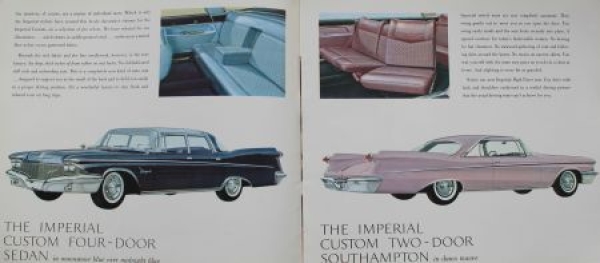Chrysler Imperial Modelprogram 1960 Carbrochure (3588)